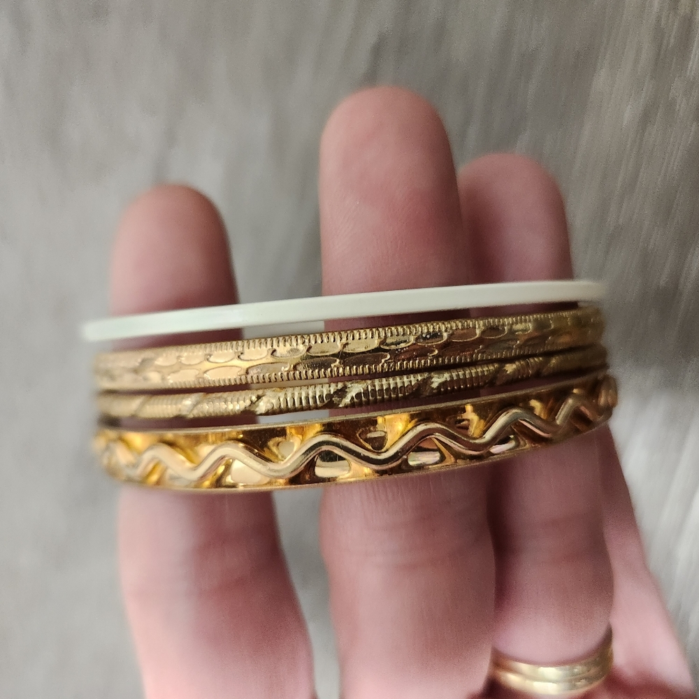 FOUR Bangle Bracelets